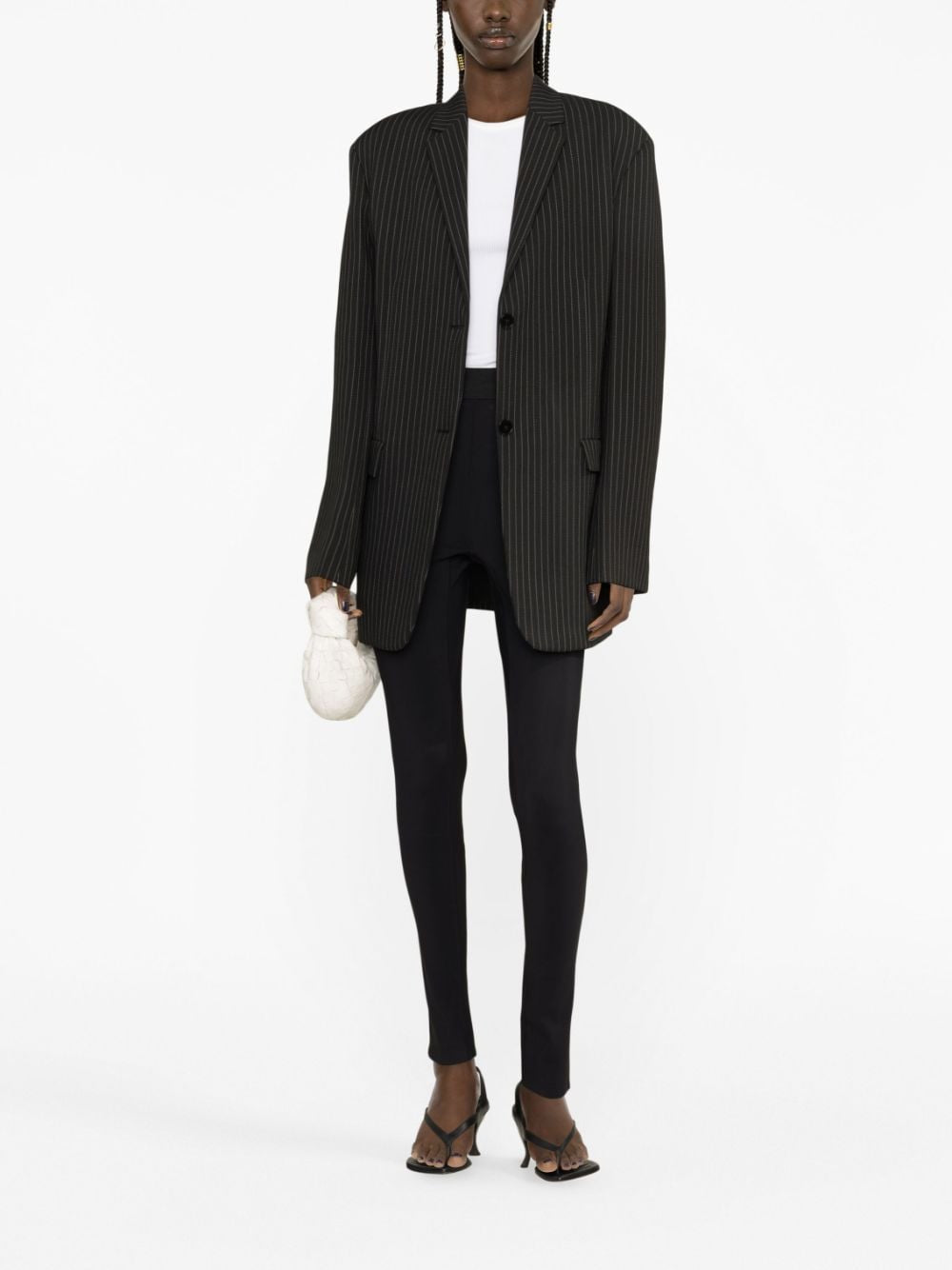 WARDROBE.NYC Trousers Black high waist leggings