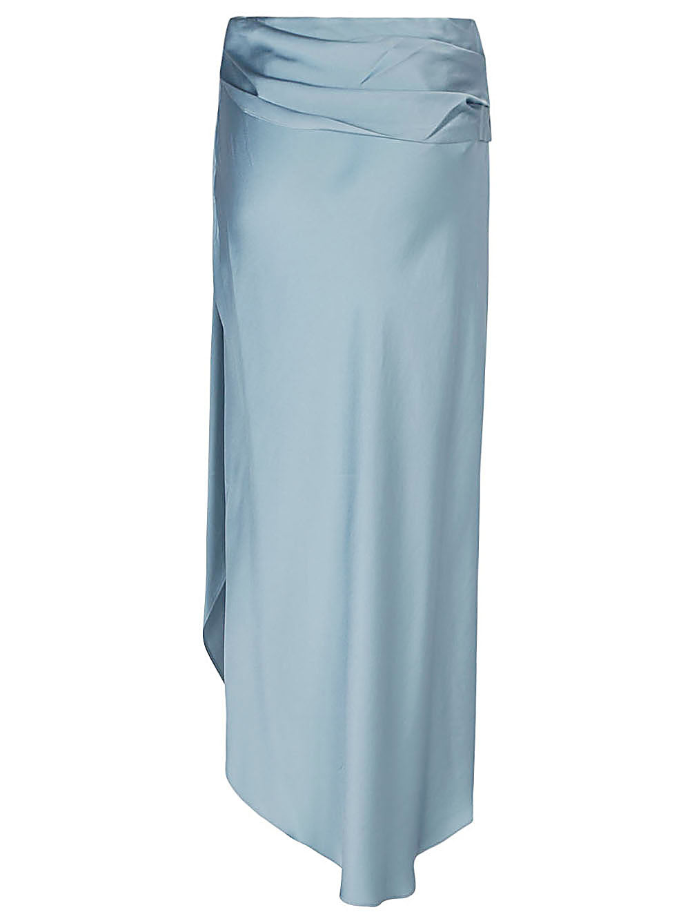 Jonathan Simkhai Skirts Clear Blue satin midi