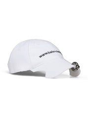 Casquette à six panneaux avec logo brodé Balenciaga