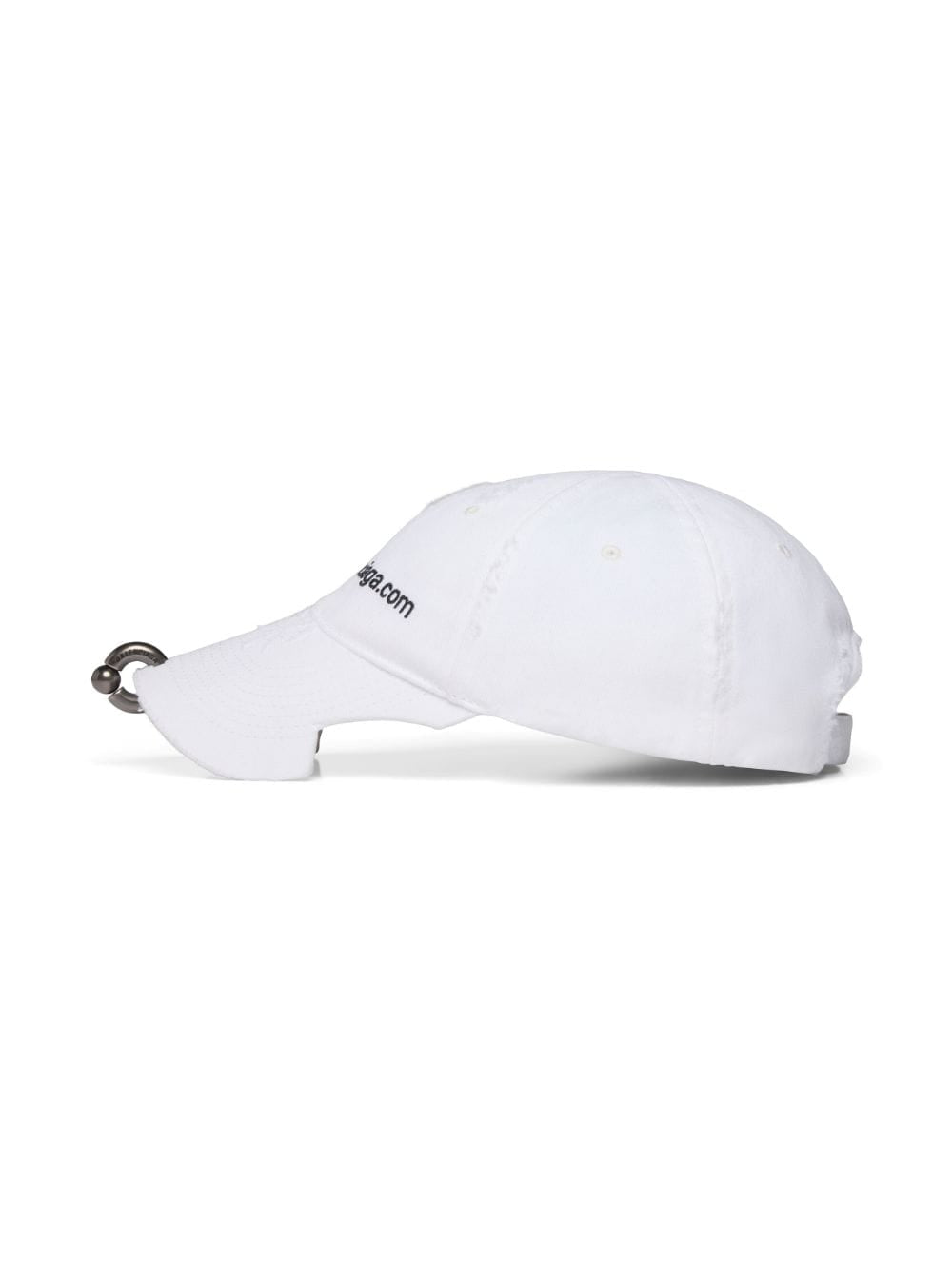 Casquette à six panneaux avec logo brodé Balenciaga