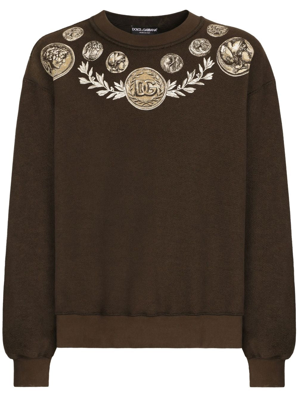 Dolce & Gabbana Graphic Print Sweatshirt in Cotton