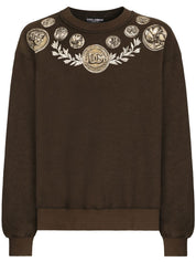 Dolce & Gabbana Graphic Print Sweatshirt in Cotton