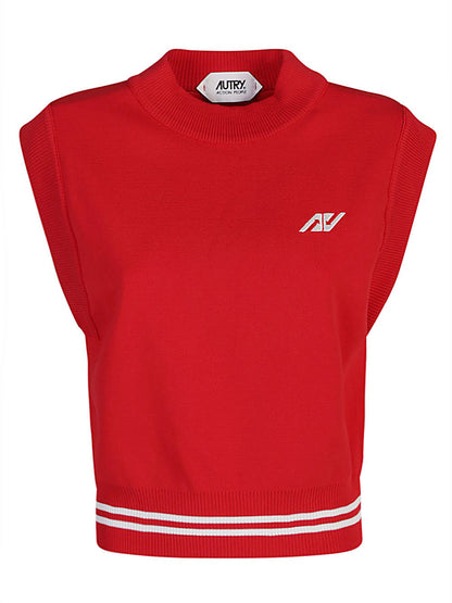 Autry Sweaters Red — Regular Fit Women's Sweater