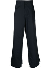 Pantalon Palm Angels en coton bleu coupe droite