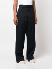 Pantalon Palm Angels en coton bleu coupe droite
