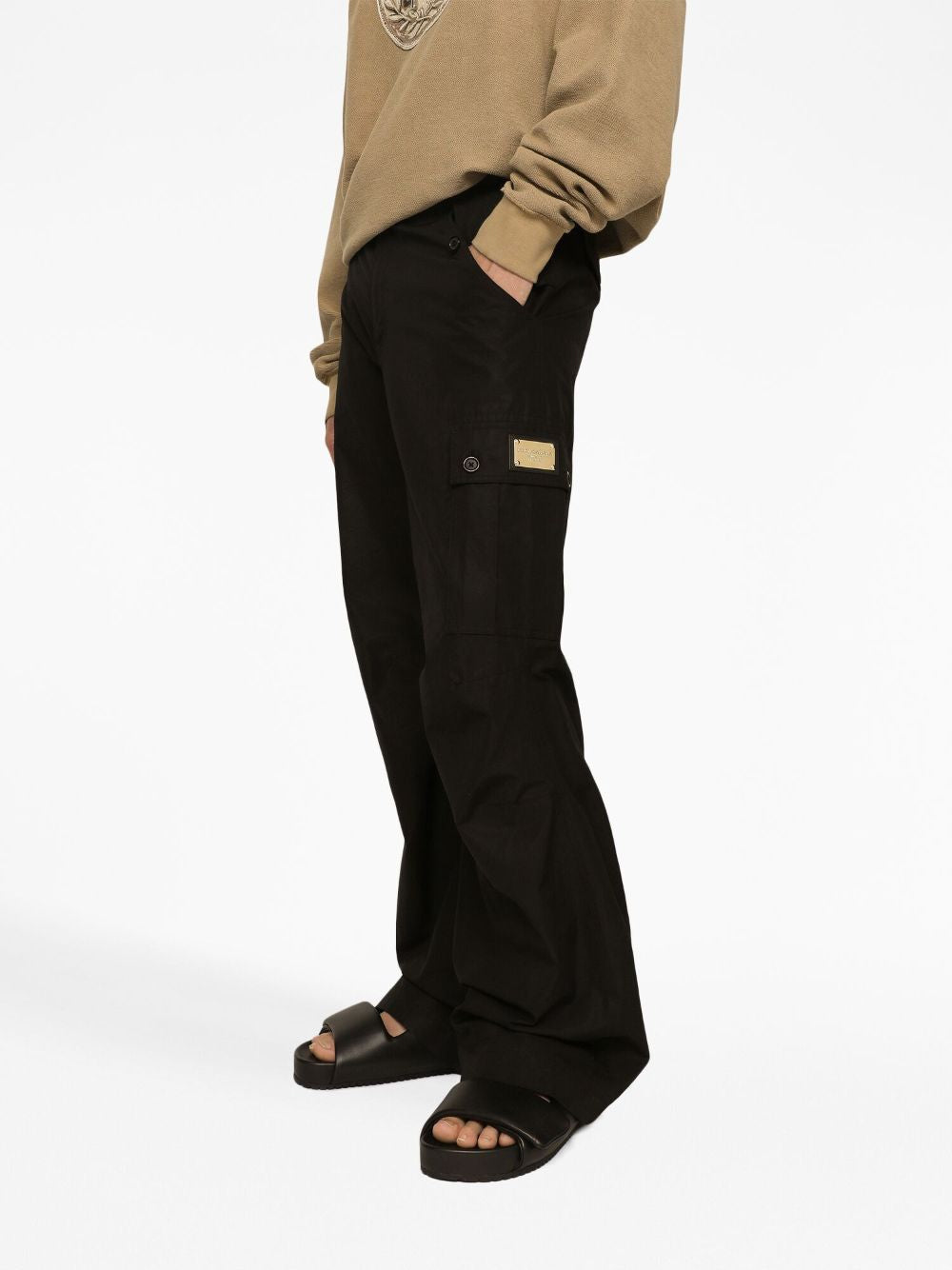 Pantalon Dolce &amp; Gabbana en coton noir