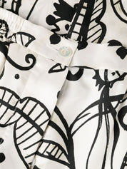 F.R.S . Trousers White silk palazzo