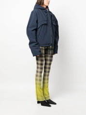 Chaqueta con capucha de piel sintética azul de Ottolinger Coats