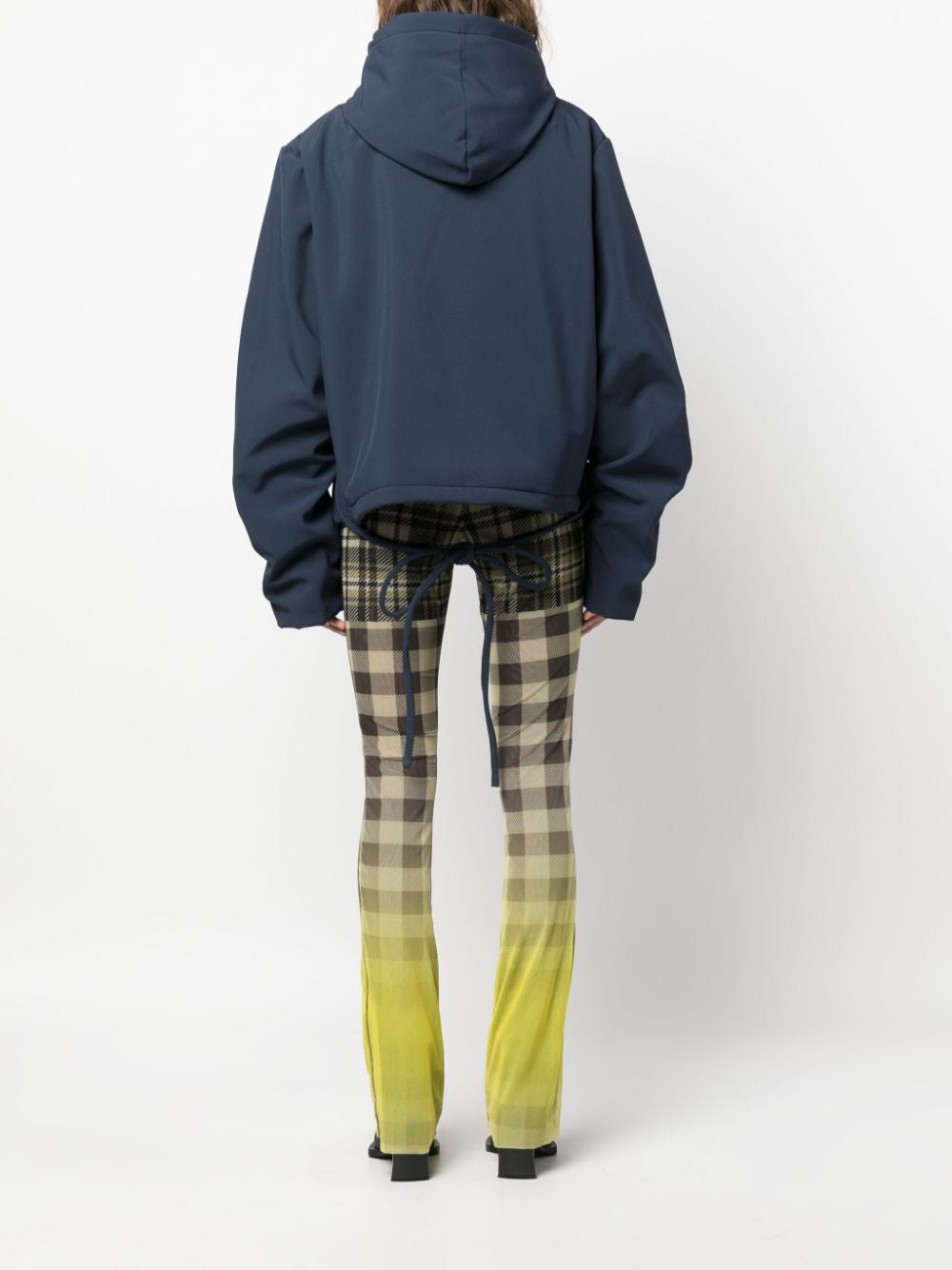 Chaqueta con capucha de piel sintética azul de Ottolinger Coats