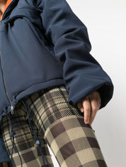 Chaqueta con capucha de piel sintética azul de Ottolinger Coats