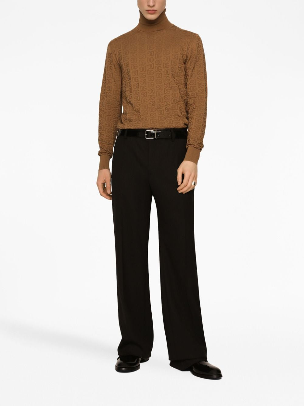 Dolce & Gabbana Sweaters Camel silk knit