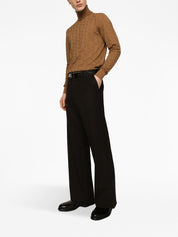 Dolce & Gabbana Sweaters Camel silk knit