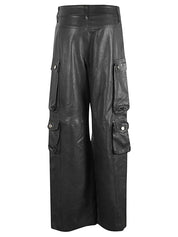 Fermas.Club Trousers Black cargo fit