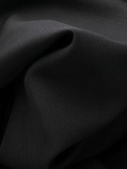 Pantalon Ambush en laine vierge noire coupe slim