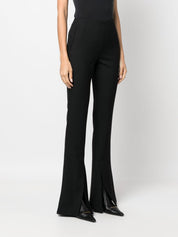 Pantalon Ambush en laine vierge noire coupe slim