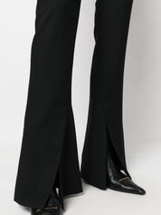 Pantalon Ambush en laine vierge noire coupe slim