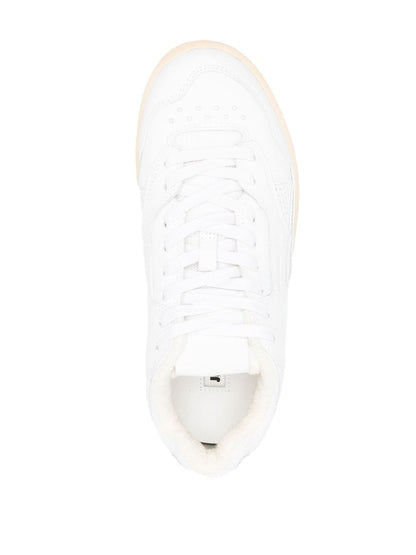 Jil Sander Sneakers White calf leather — Low‑Top Elegance
