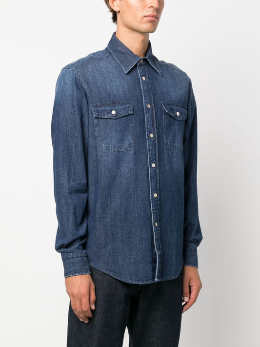 Boglioli Denim Shirt — Tailored Cotton Ease