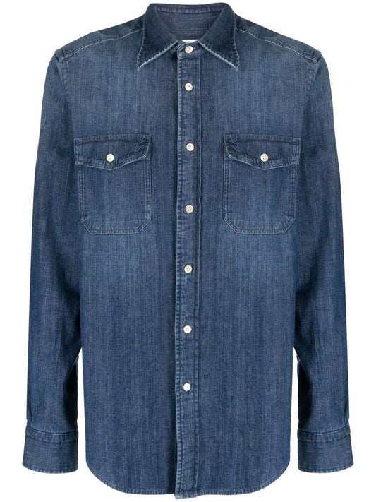 Boglioli Denim Shirt — Tailored Cotton Ease