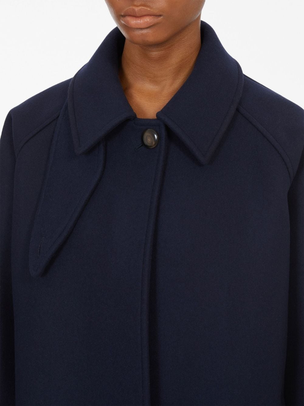 Ferragamo Coats Blue wool coat