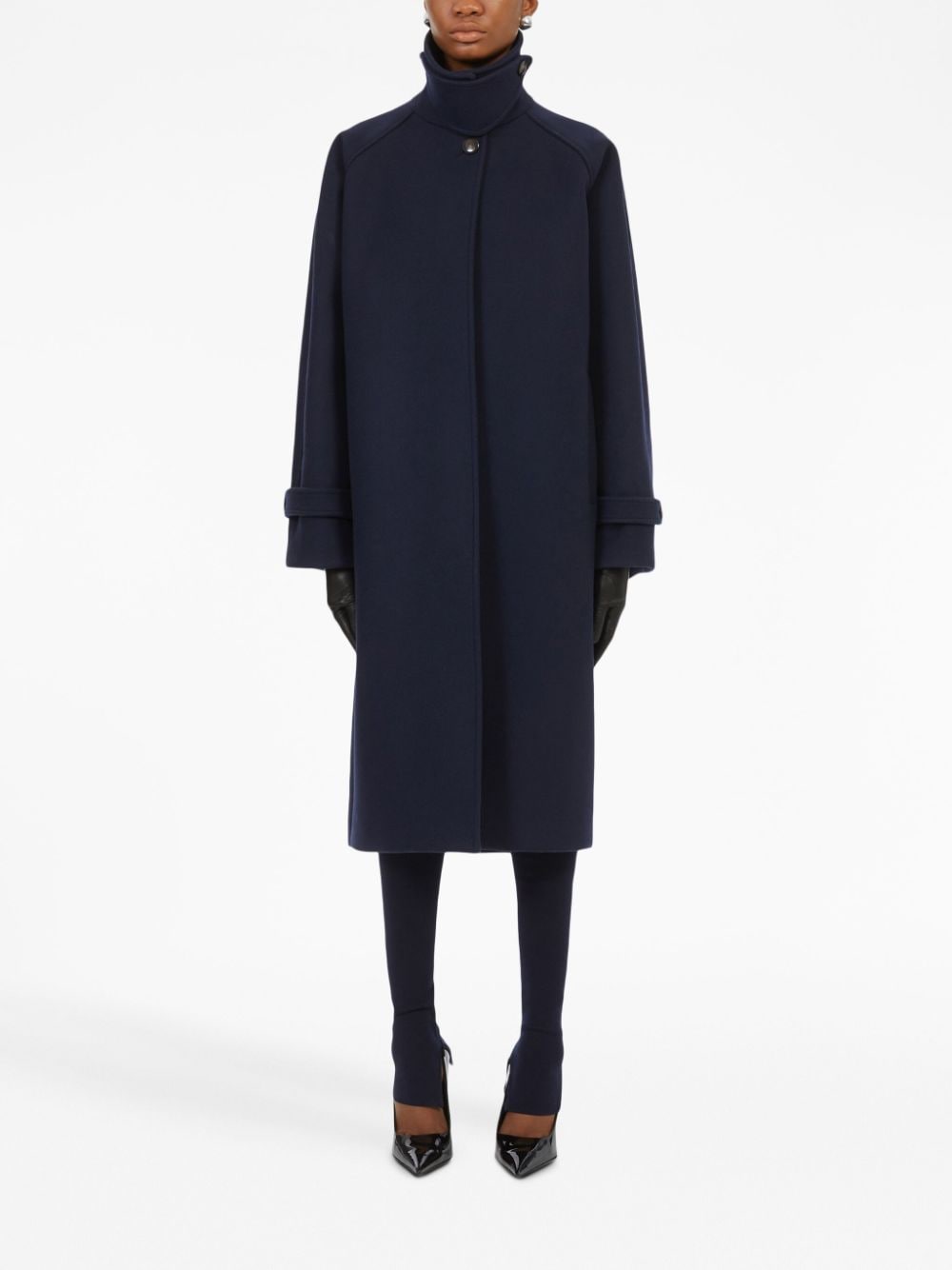 Ferragamo Coats Blue wool coat