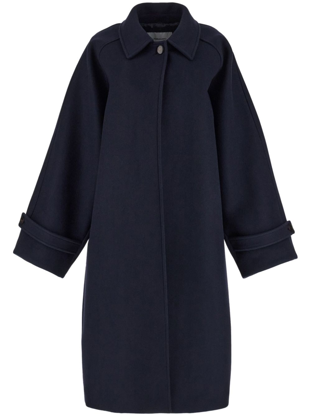 Ferragamo Coats Blue wool coat