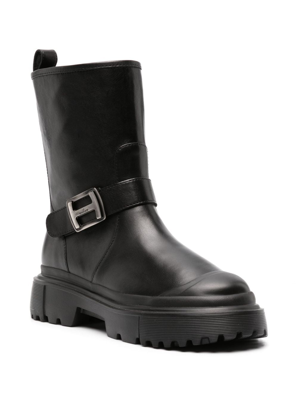Hogan Pre Boots Black calf leather