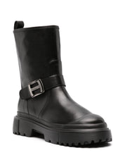 Hogan Pre Boots Black calf leather