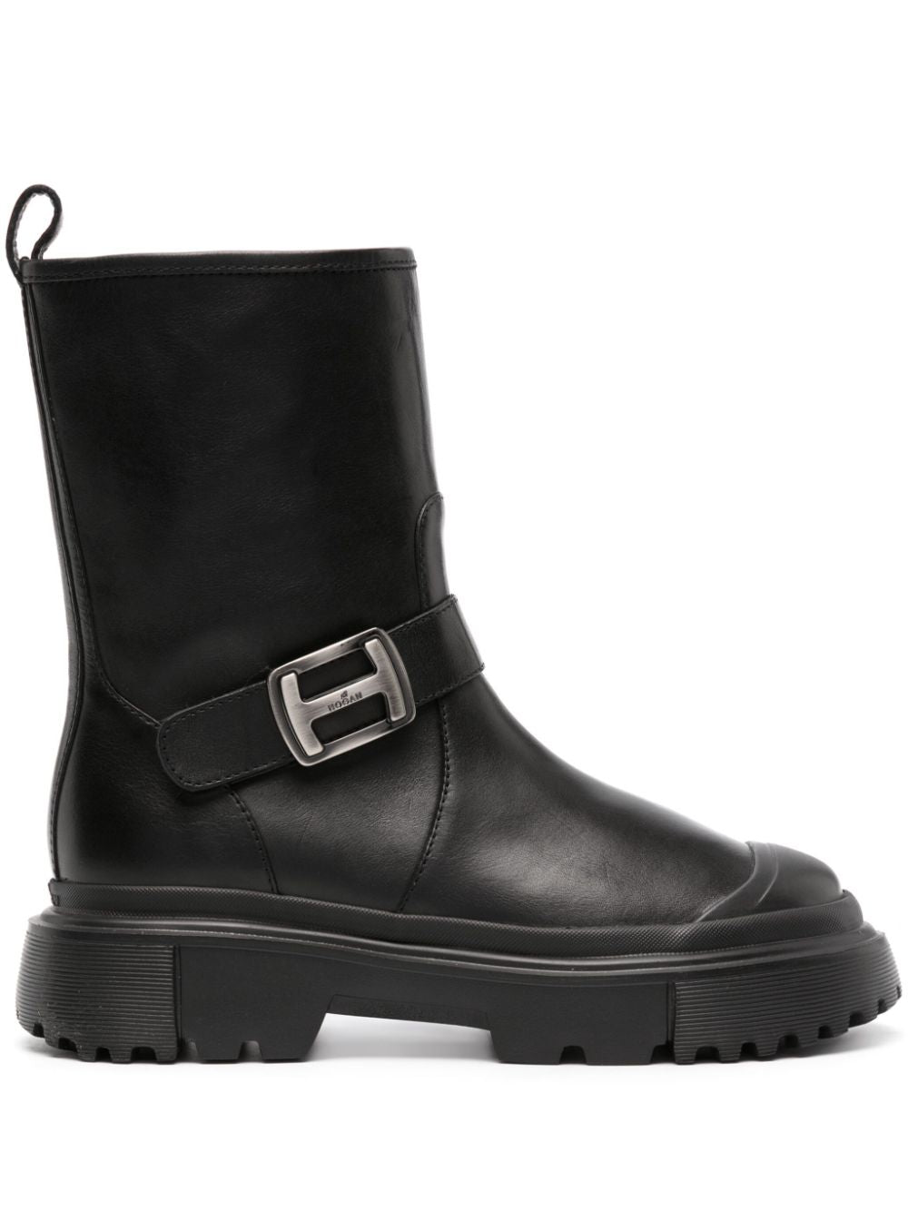 Hogan Pre Boots Black calf leather