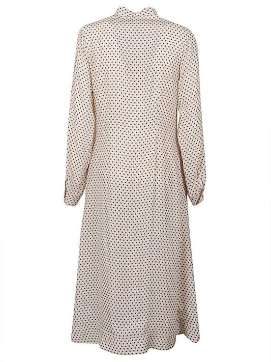 White Polka Dot Dress — Crida