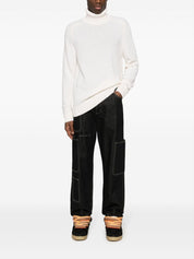 Circolo 1901 Sweaters White alpaca wool blend