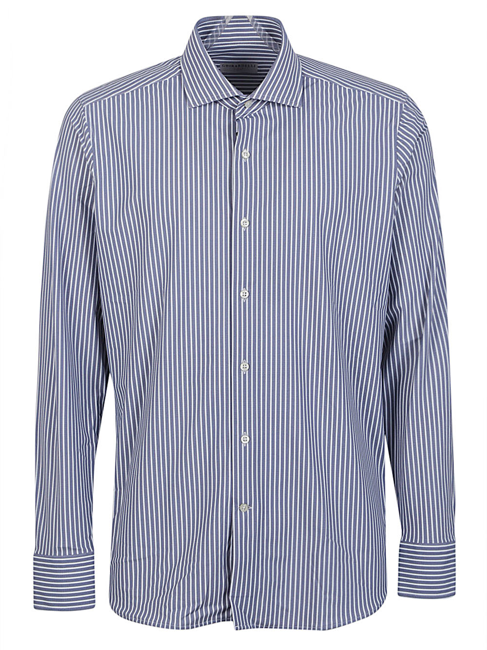 Sonrisa Shirts Blue striped cotton