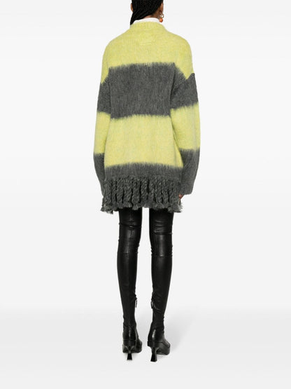 Pulls Etro Cardigan jaune en laine mélangée