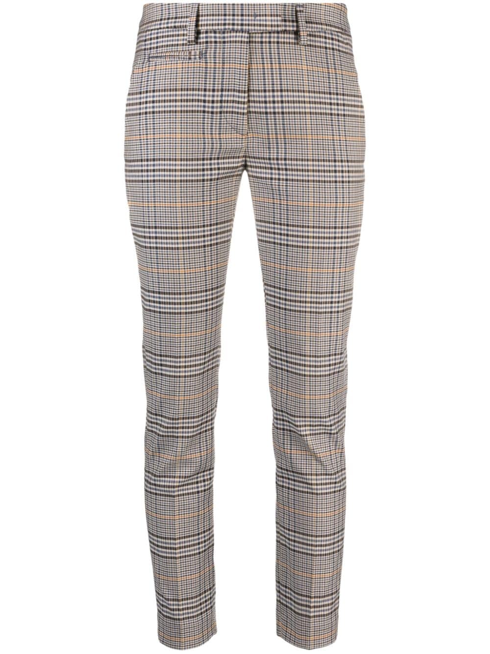 Dondup Trousers Grey Prince of Wales Check