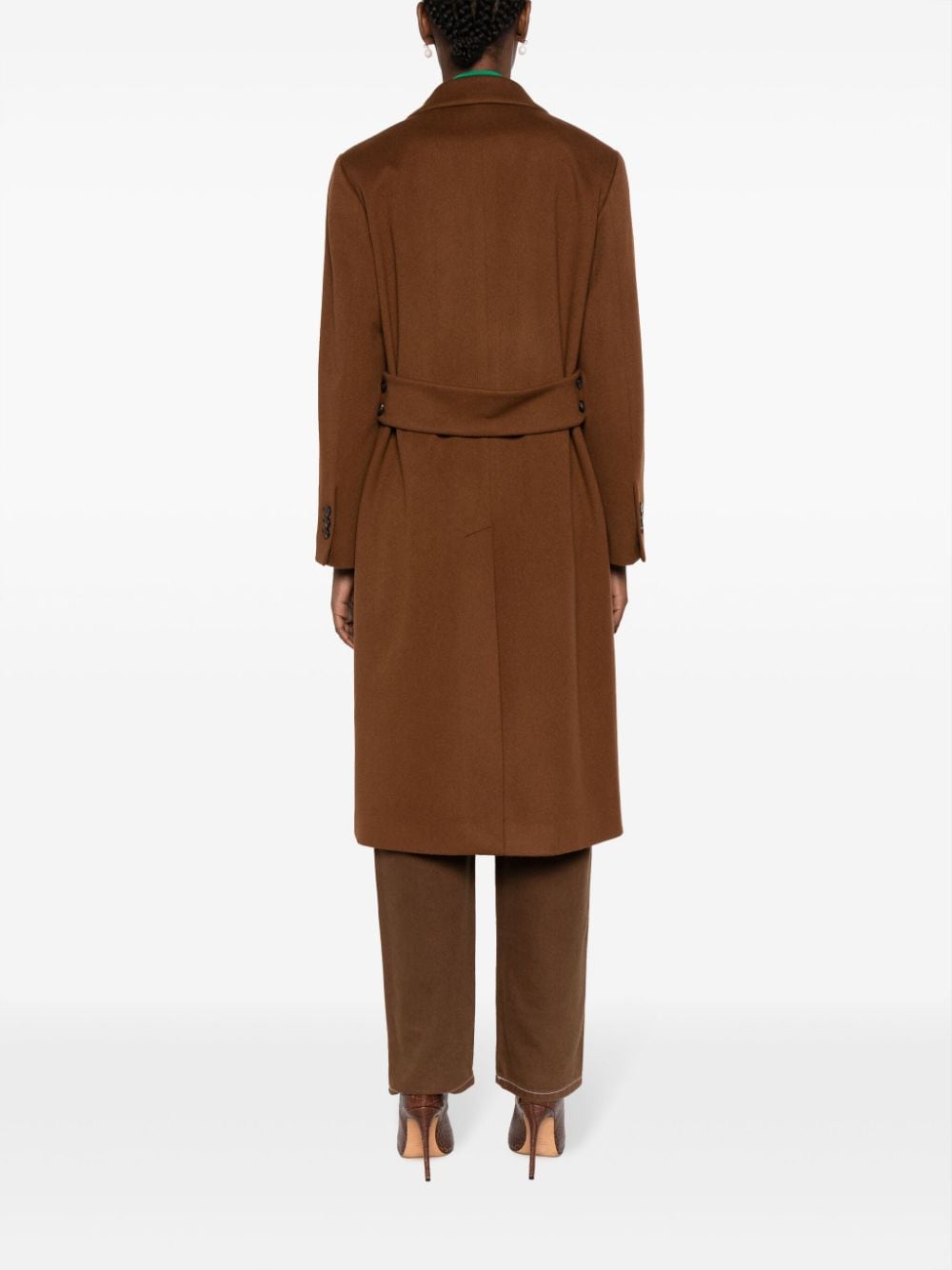 Alberto Biani Coats Red virgin wool