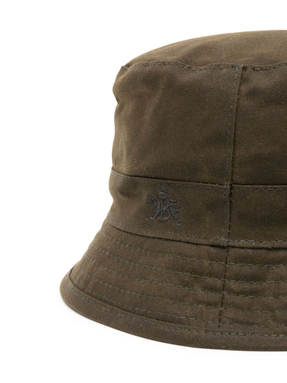 Chapeau bob en coton ciré marron Baracuta Hats