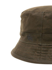 Chapeau bob en coton ciré marron Baracuta Hats