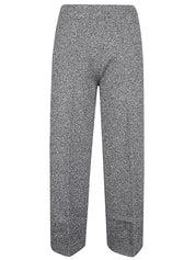 Pantalon Circus Hotel gris à jambe large en viscose