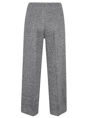 Pantalon Circus Hotel gris à jambe large en viscose