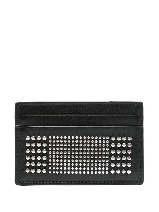 Alexander McQueen Wallets — Black Calf Leather Wallet
