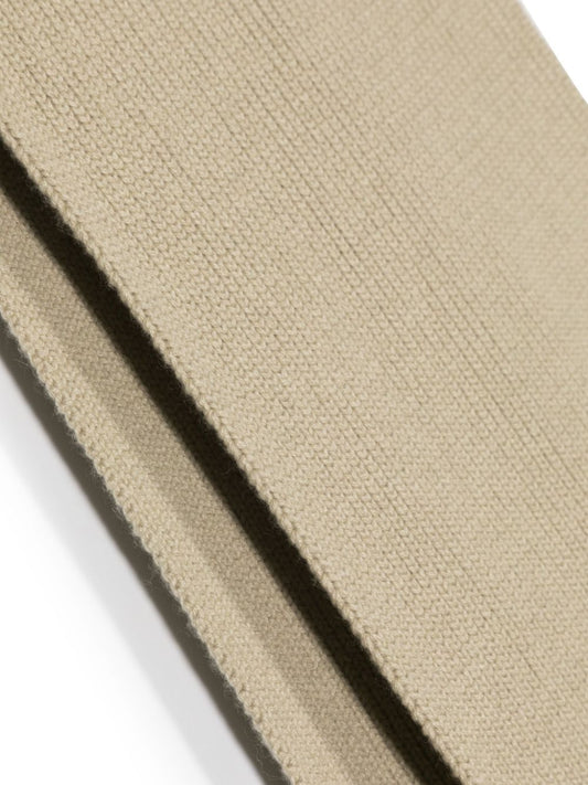 Burberry Scarfs Beige — Cashmere Ribbed Wrap
