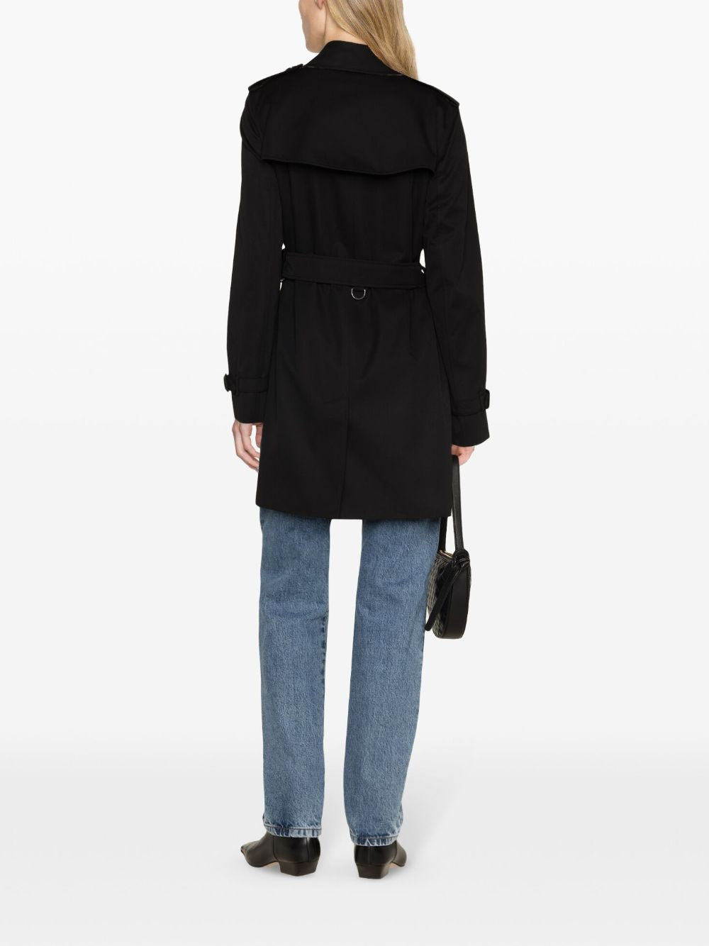 Trench-coat en coton noir Burberry Coats