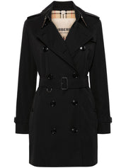 Trench-coat en coton noir Burberry Coats