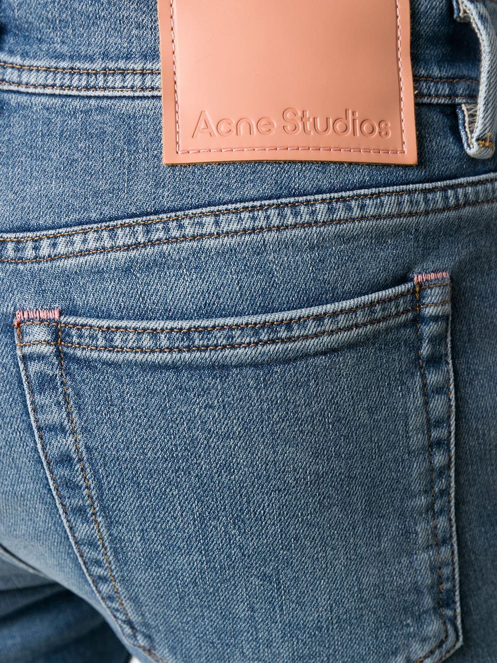Acne Studios blue skinny-fit jeans in organic cotton