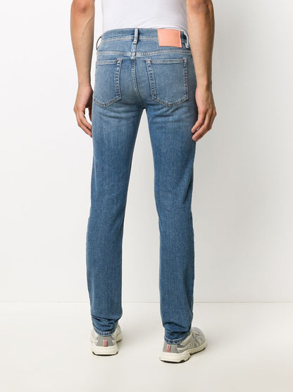 Acne Studios blue skinny-fit jeans in organic cotton