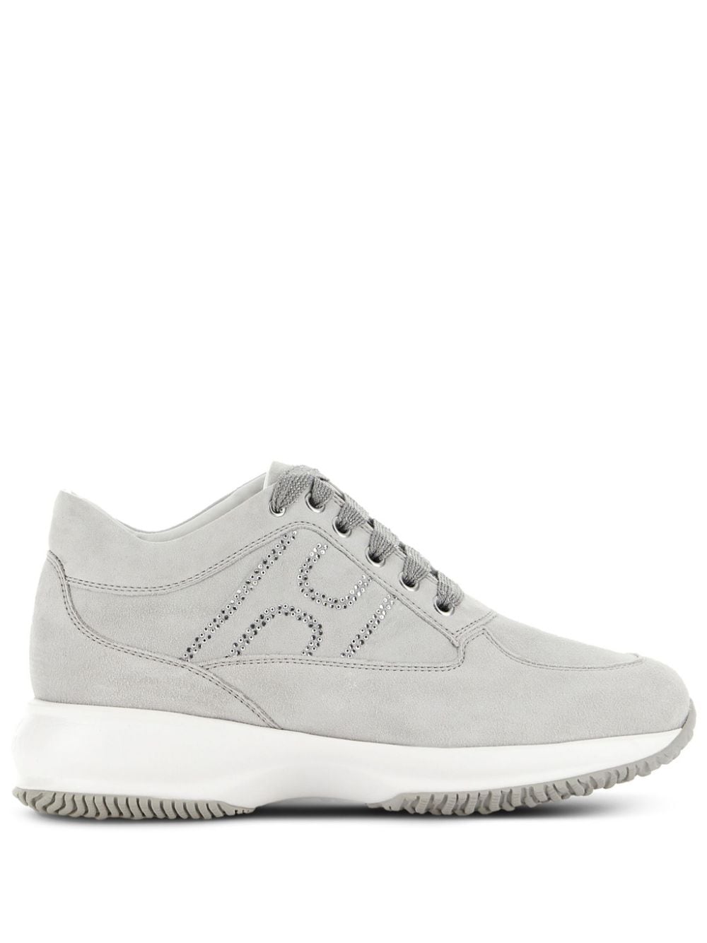 Hogan Pre Sneakers White in calf leather and suede
