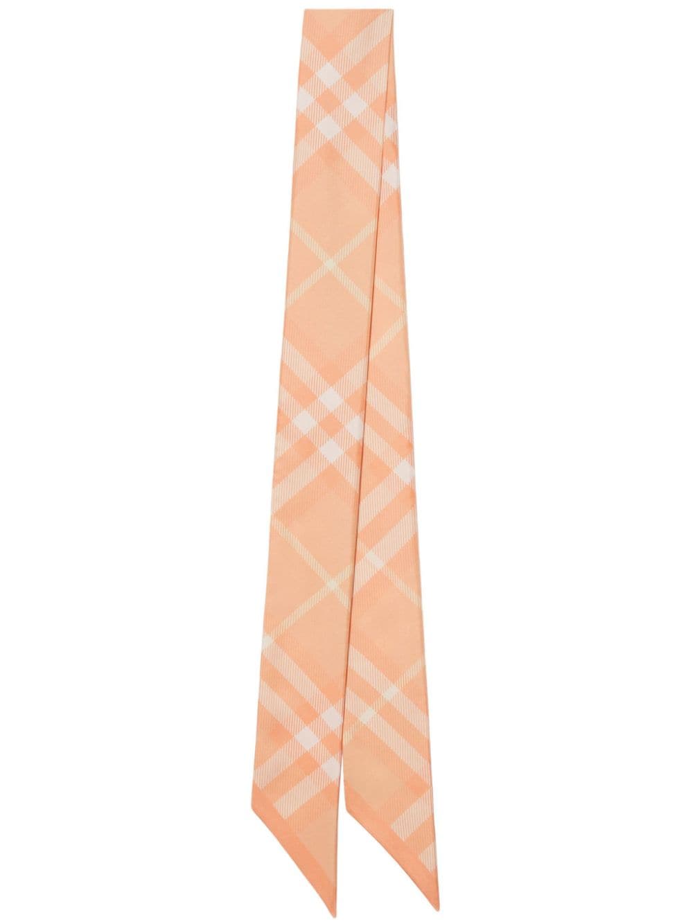 Burberry Scarfs Pink — Silk Vintage Check Scarf