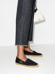 Saint Laurent Flat shoes in Black canvas