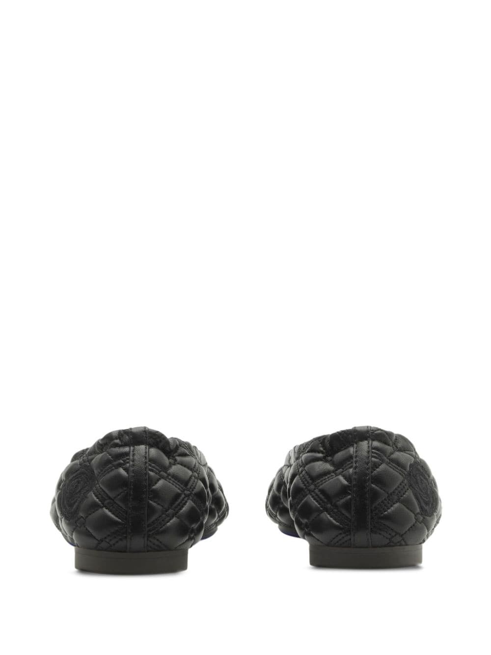 Burberry leather Sadler ballerinas in quilted lambskin