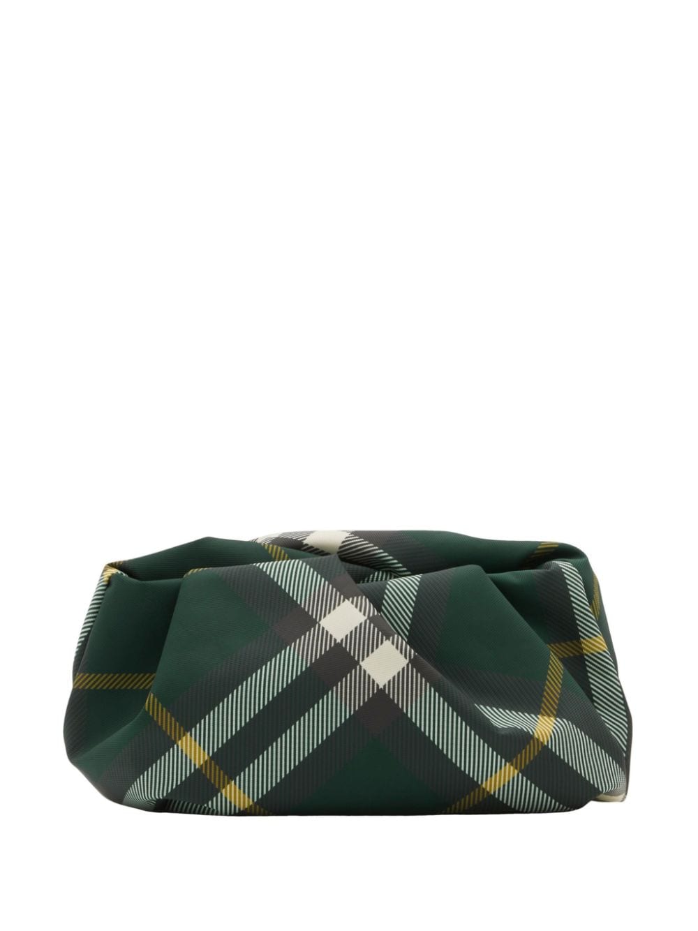 Burberry Rose Checked Clutch with Gold-Tone Hardware